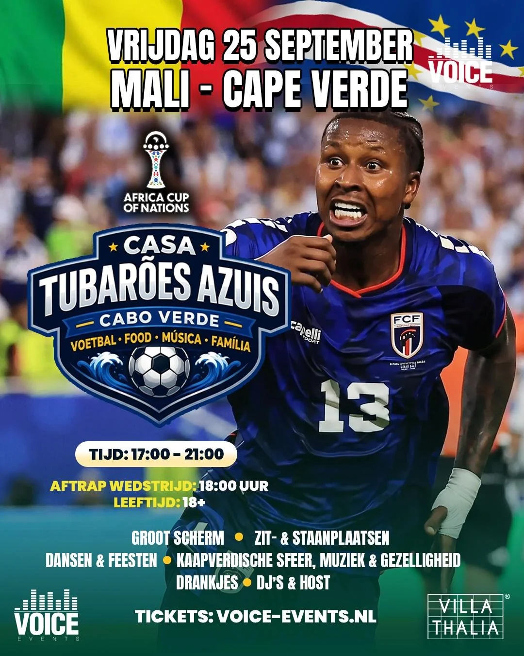 MALI VS. CABO VERDE  WATCHPARTY 