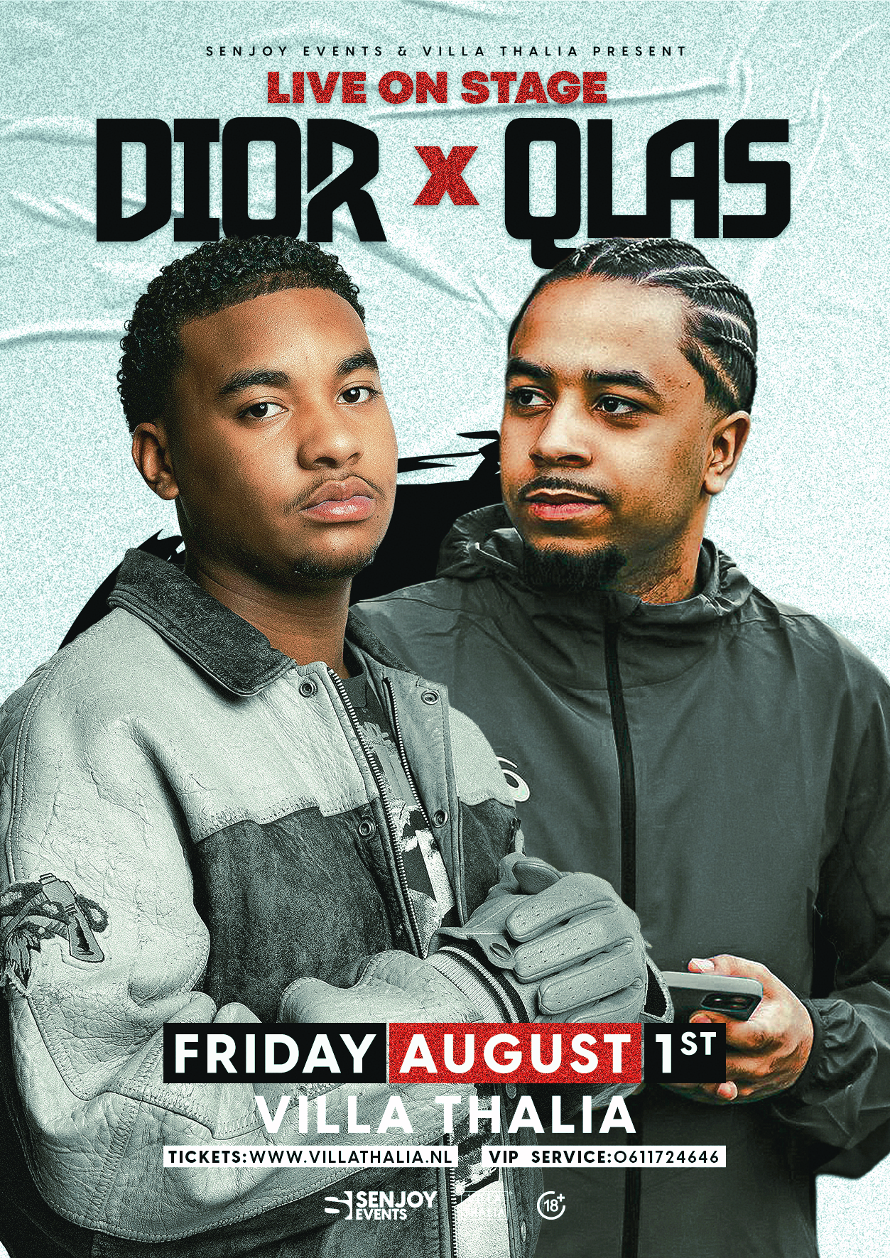 DIOR & QLAS (LIVE) @ SENJOY | FRIDAY AUGUST 1ST