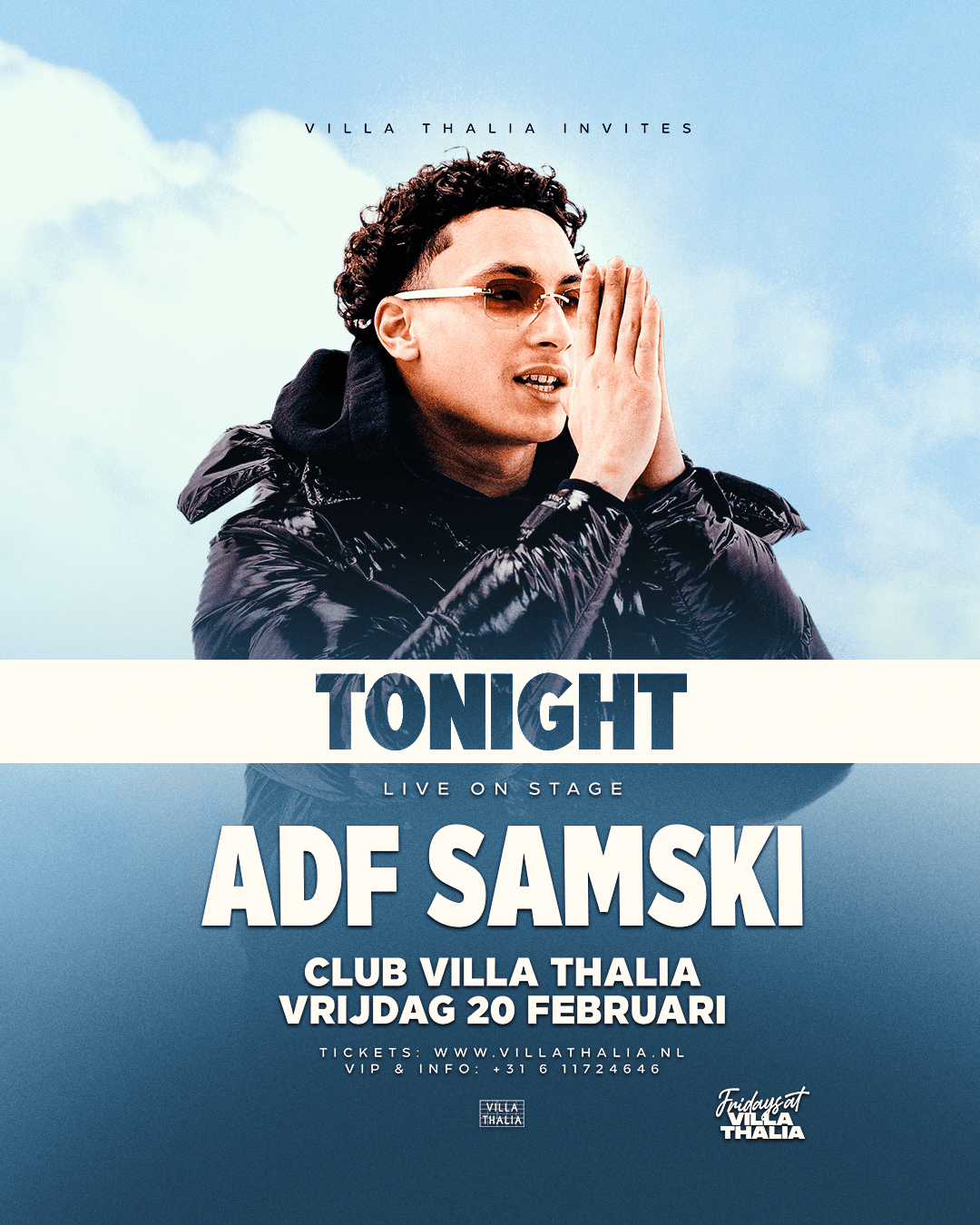 ADF SAMSKI (LIVE) @ VILLA THALIA INVITES | FRIDAY FEBRUARY 20TH