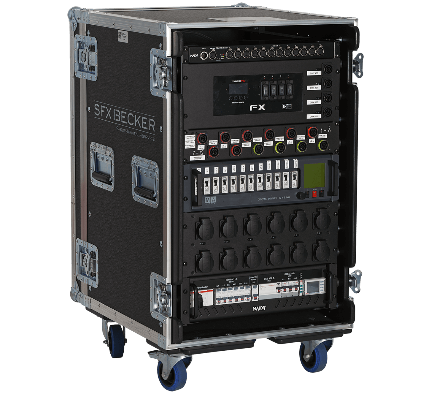 PYRO UNLIMITED RENTAL – CONTROL-STATION Bühne ausleihen