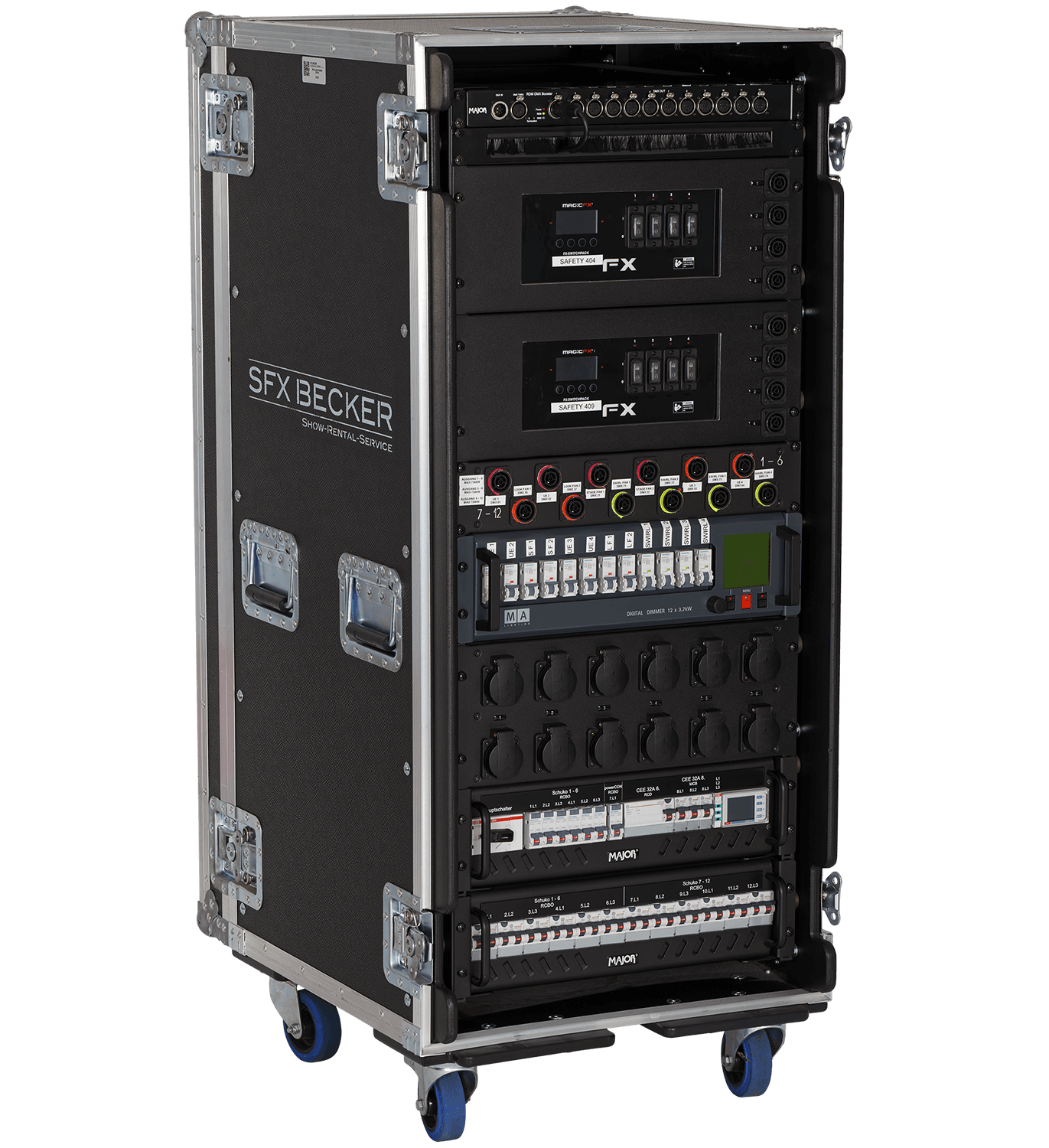 PYRO UNLIMITED RENTAL – CONTROL-STATION Bühne XL ausleihen