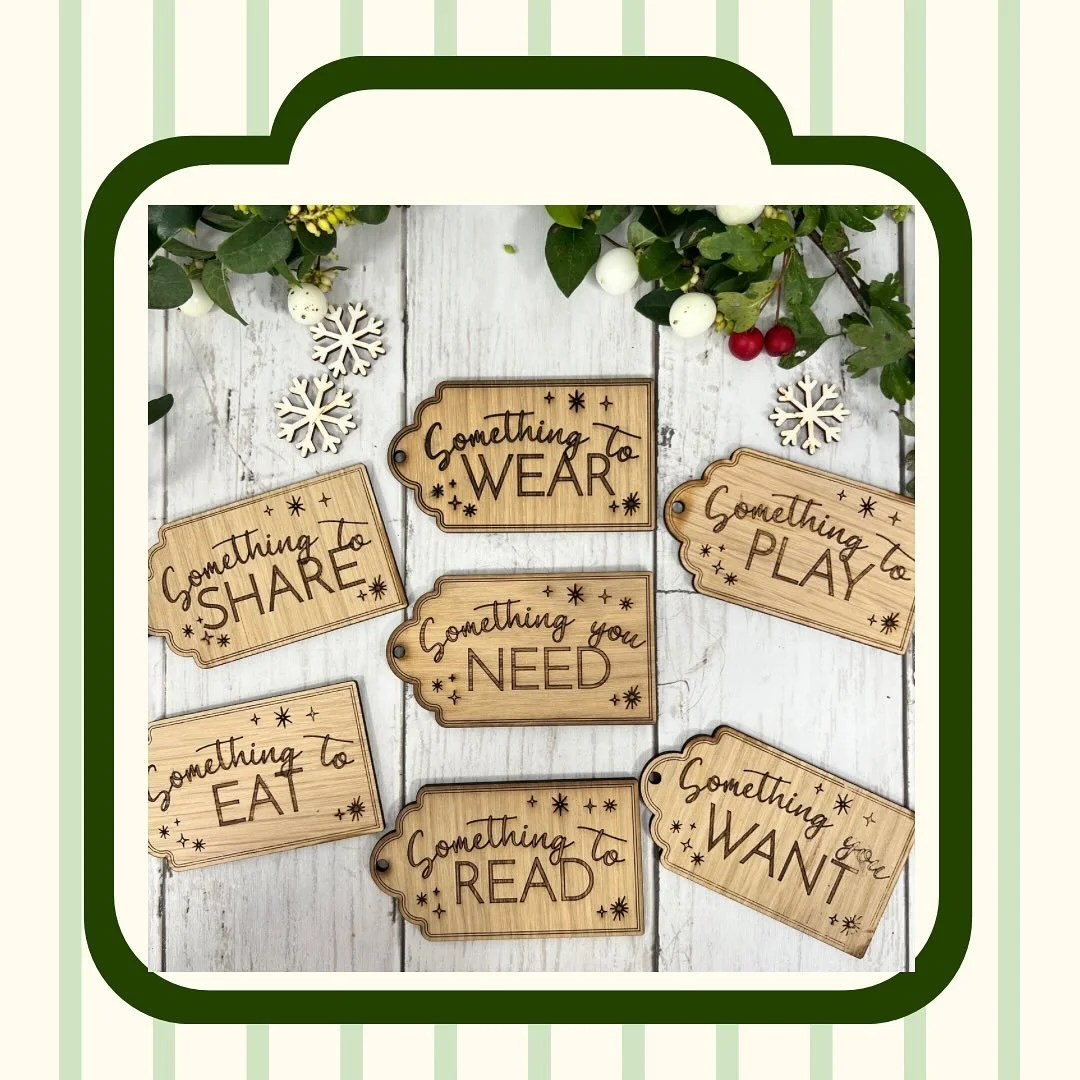 7 Rules tags for present 
5 set available- &pound;5 a set