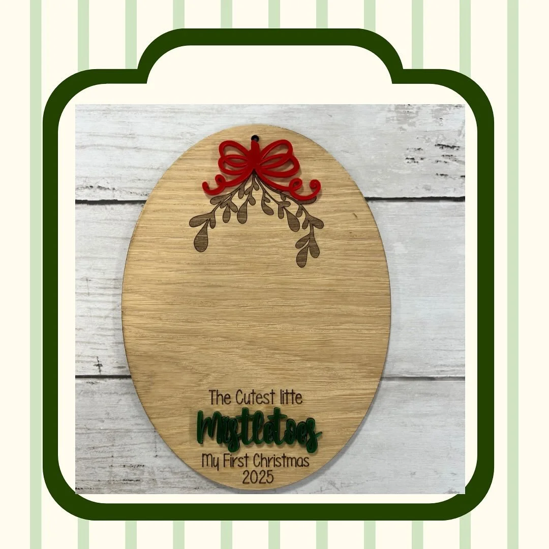 Footprint memory plaque - add babies footprint using paint at home for a lasting memory 
4 available- &pound;6 each