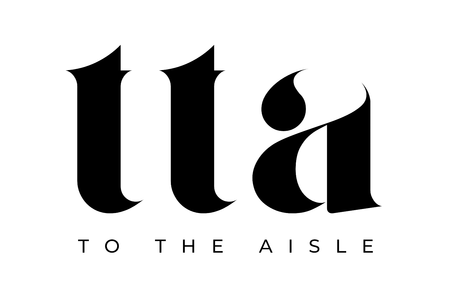 Black logo with stylized letters 't', 'l', 'd' and the text 'TO THE AISLE' underneath.