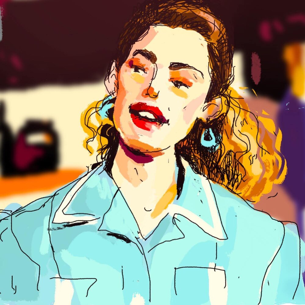 Just found this entire Shelly Briggs in my misc drawings file?? I must not have liked it when I made it, but I do now. Swipe for timelapse! 🔥 #twinpeaks #shellybriggs #digitalart #drawingtimelapse #menah