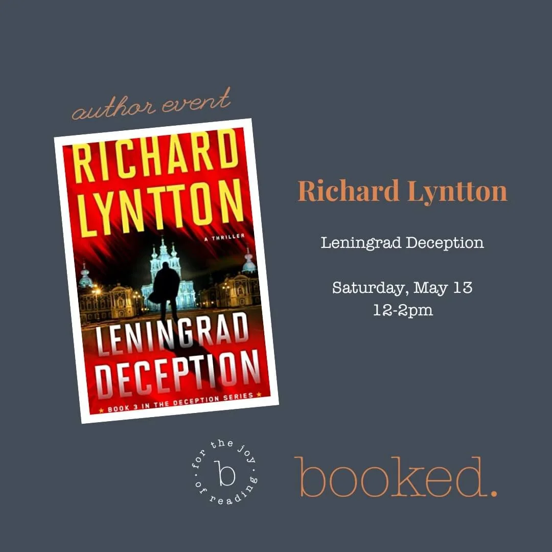 This weekend, join us in the shop as Richard Lyntton reads from his latest novel, Leningrad Deception.

Tickets &amp; more info at the link in our bio

𝐀𝐛𝐨𝐮𝐭 𝐭𝐡𝐞 𝐁𝐨𝐨𝐤
Leningrad 1989. The Cold War is over. Or is it? Amid the euphoria over 