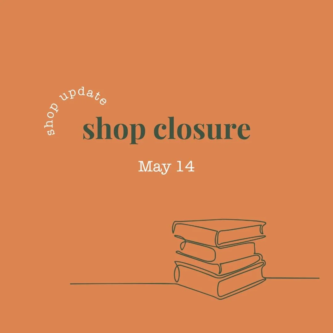 Please note - we will be closed on Sunday, May 14.