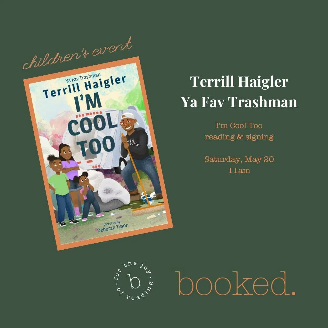 Join us for a children's event this Saturday! Ya Fav Trashman, Terrill Haigler, comes to the shop to read his new book I'm Cool Too.

RSVP &amp; more info at the link in our bio

𝐀𝐛𝐨𝐮𝐭 𝐭𝐡𝐞 𝐁𝐨𝐨𝐤
I wrote this book because I wanted to highli