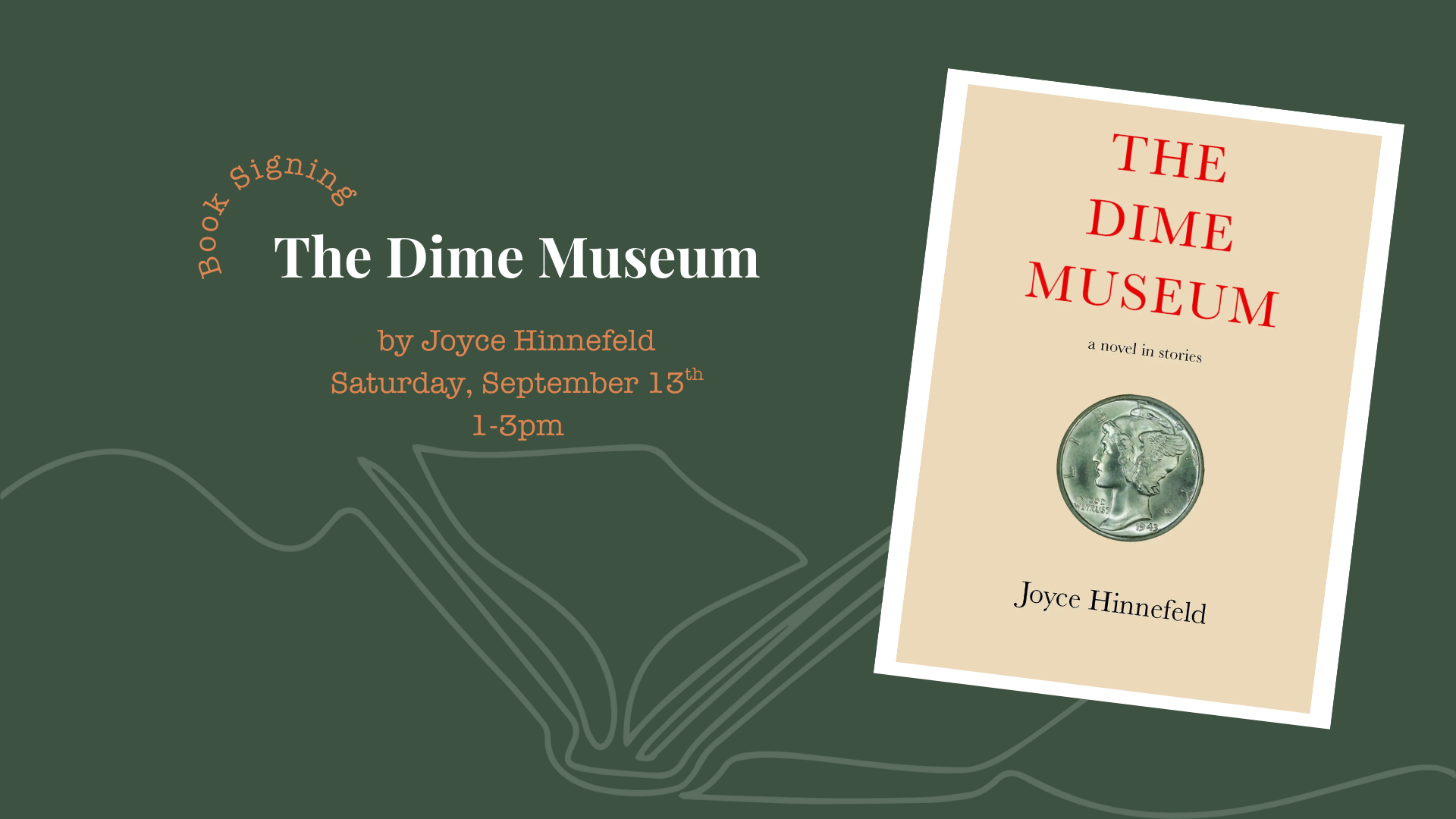 Saturday Signing with Joyce Hinnefeld