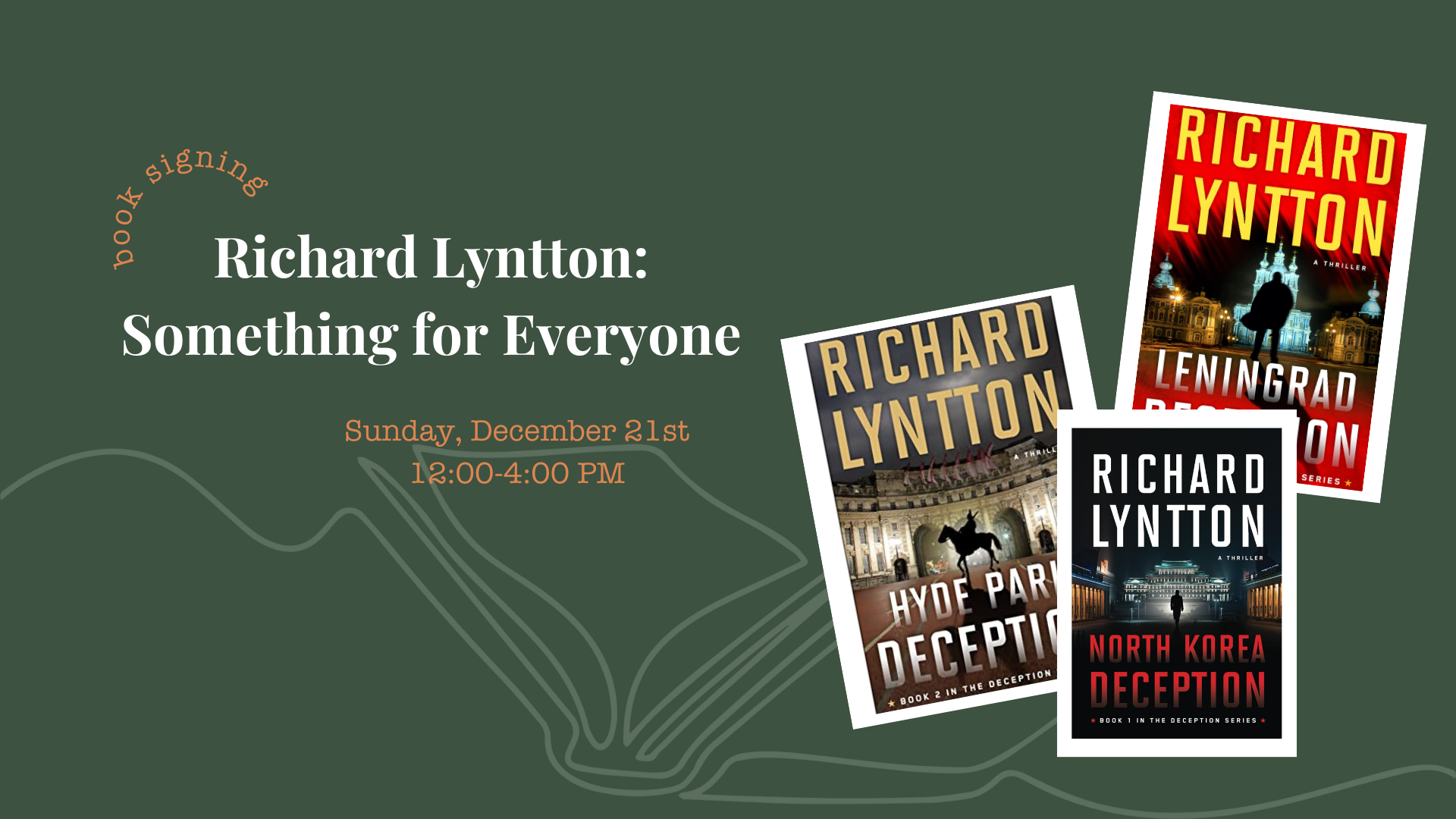 Book Signing: Richard Lyntton