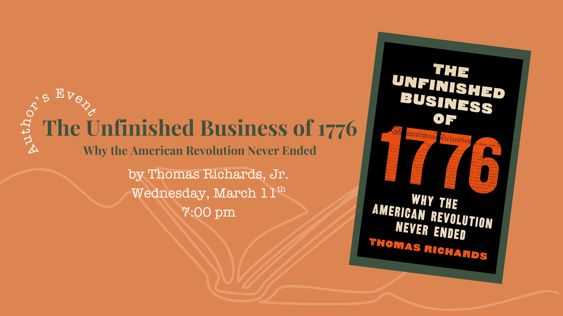 Author’s Event: Thomas Richards, Jr.