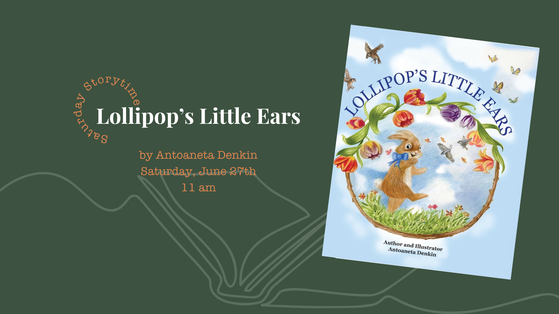 Saturday Storytime: Lollipop’s Little Ears