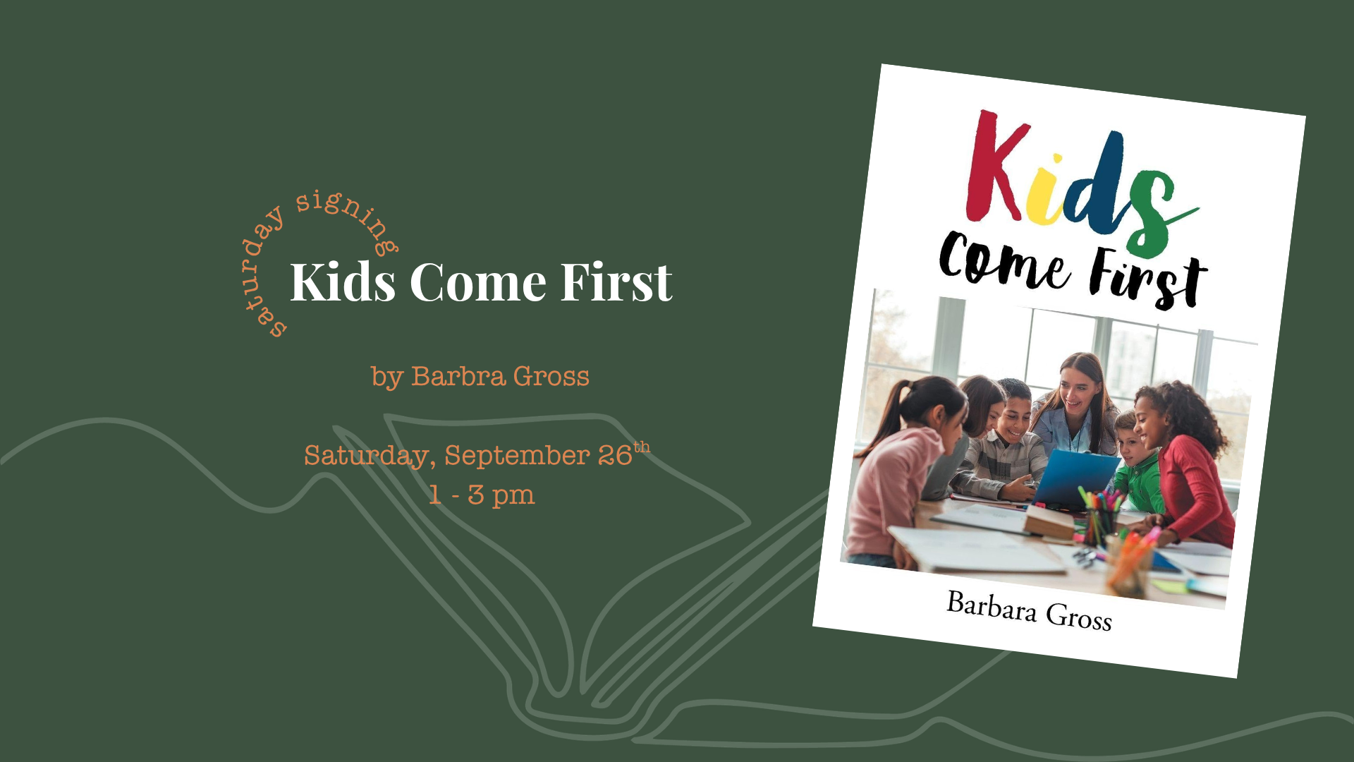 Saturday Signing: Kids Come First