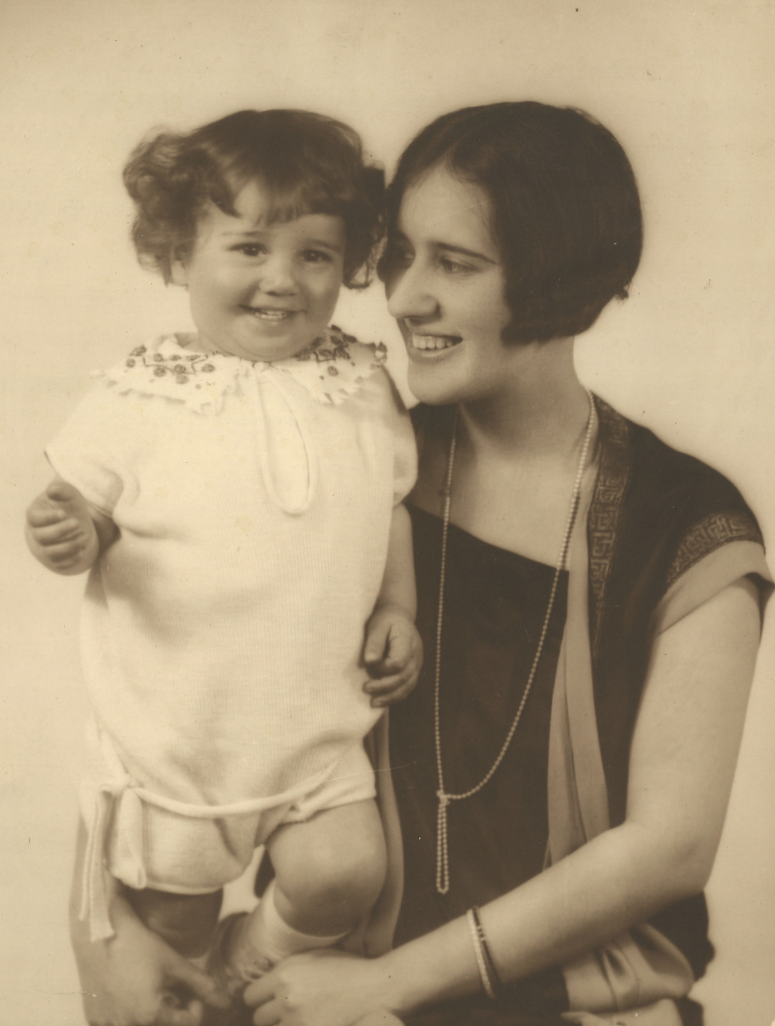 Elinor Adler Dillard with her son Lee Adler