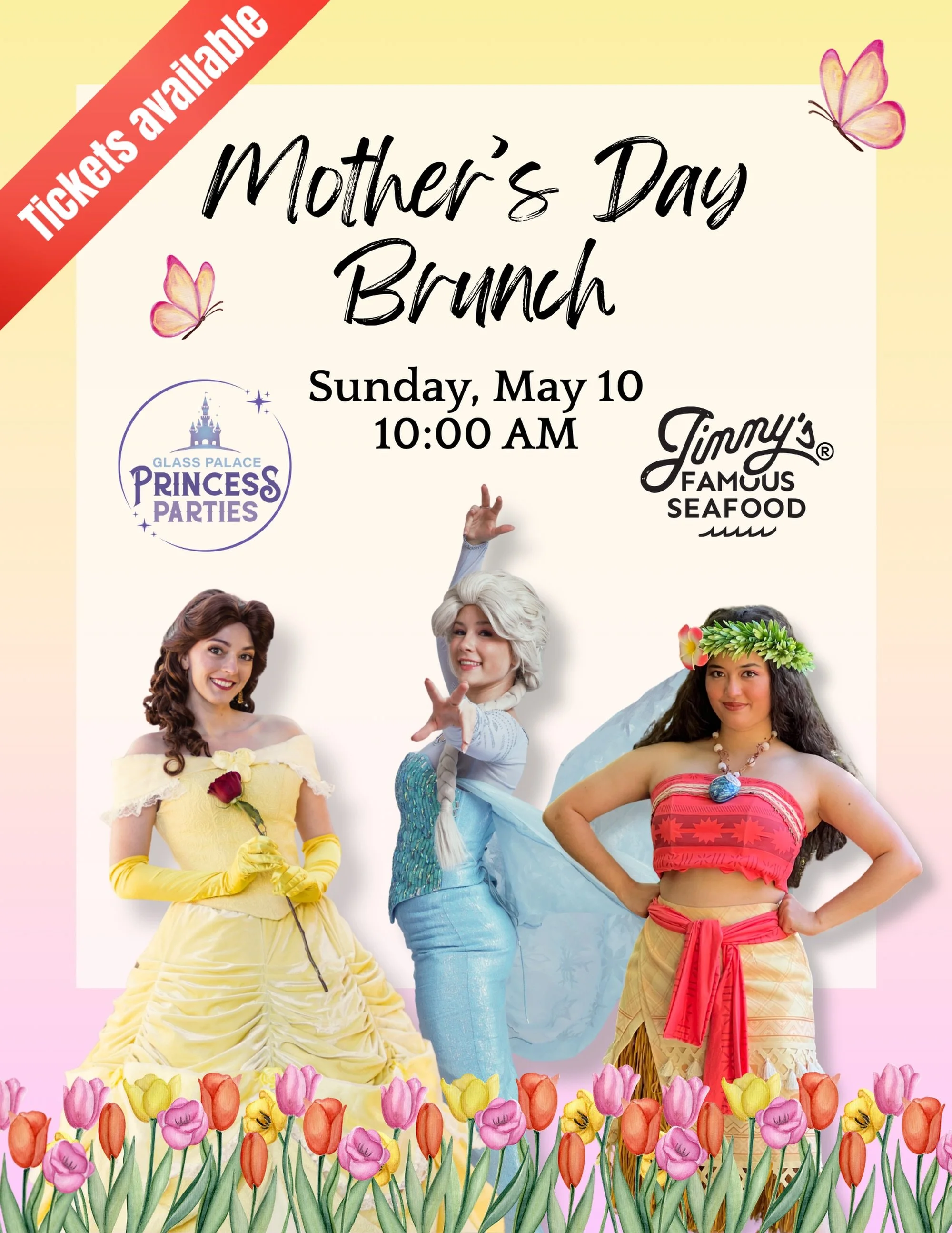 Just a few tickets left for TOMORROW! 
✨ Treat Mom to a magical, stress-free Mother&rsquo;s Day brunch! ✨

No cooking. No cleaning. No entertaining the kiddos for hours. Just amazing food, magical entertainment, and unforgettable family memories all 