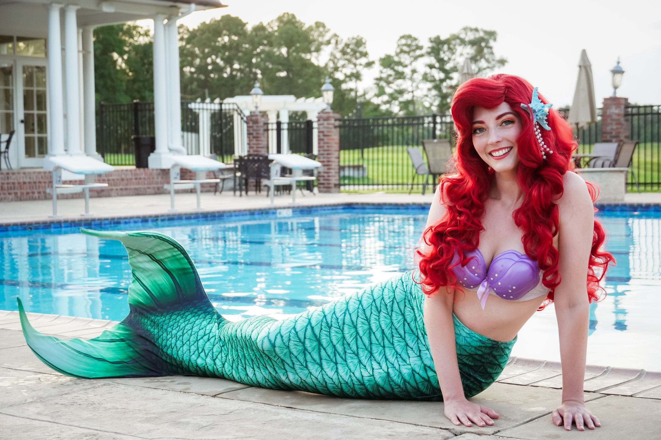 Mermaid birthday entertainer in Northern Virginia