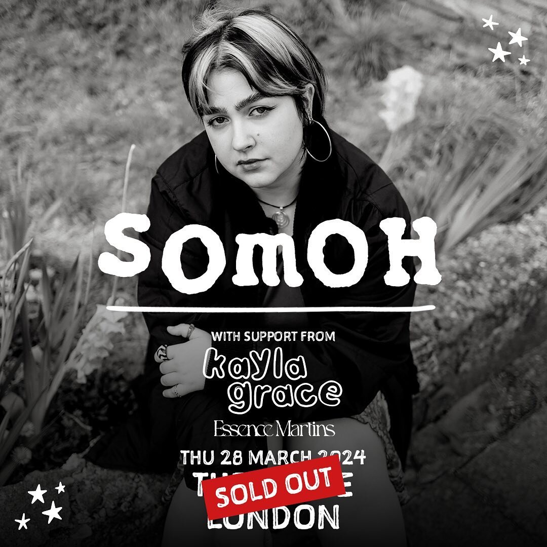 The awesome @somohbutinallcaps has just sold out her first London headline show!! 🎸 
New music coming very soon&hellip;
