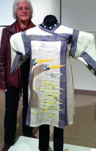 Inyanga Mating Game, Theo Moorman inlay, silk and linen, 2017