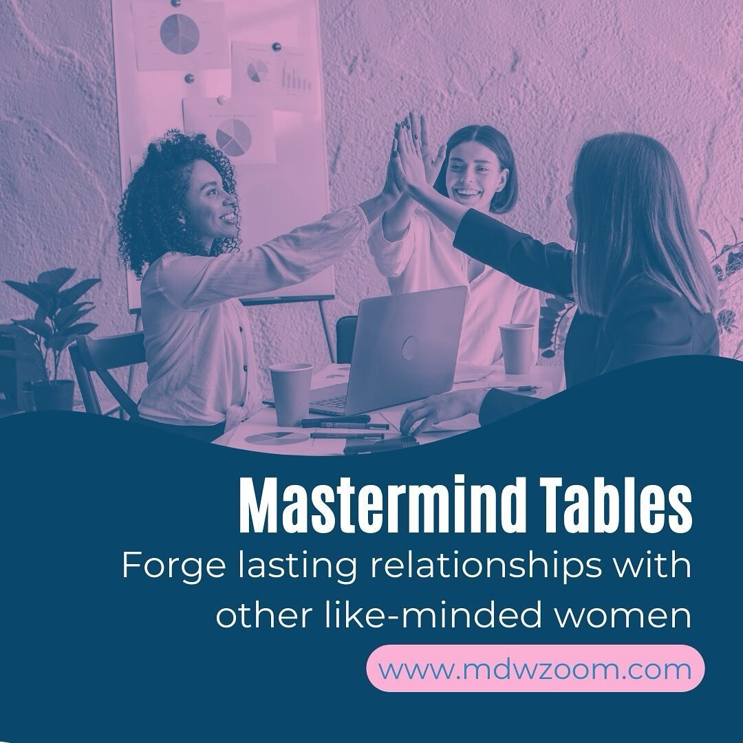 Join us Wednesday, 1/10 at 5pm EST/2pm PST for Mastermind Tables! 

Mastermind Tables are a benefit for Scale members. This is a member-led, small group session (on Zoom). Forge lasting relationships with a small group of other women in our program c