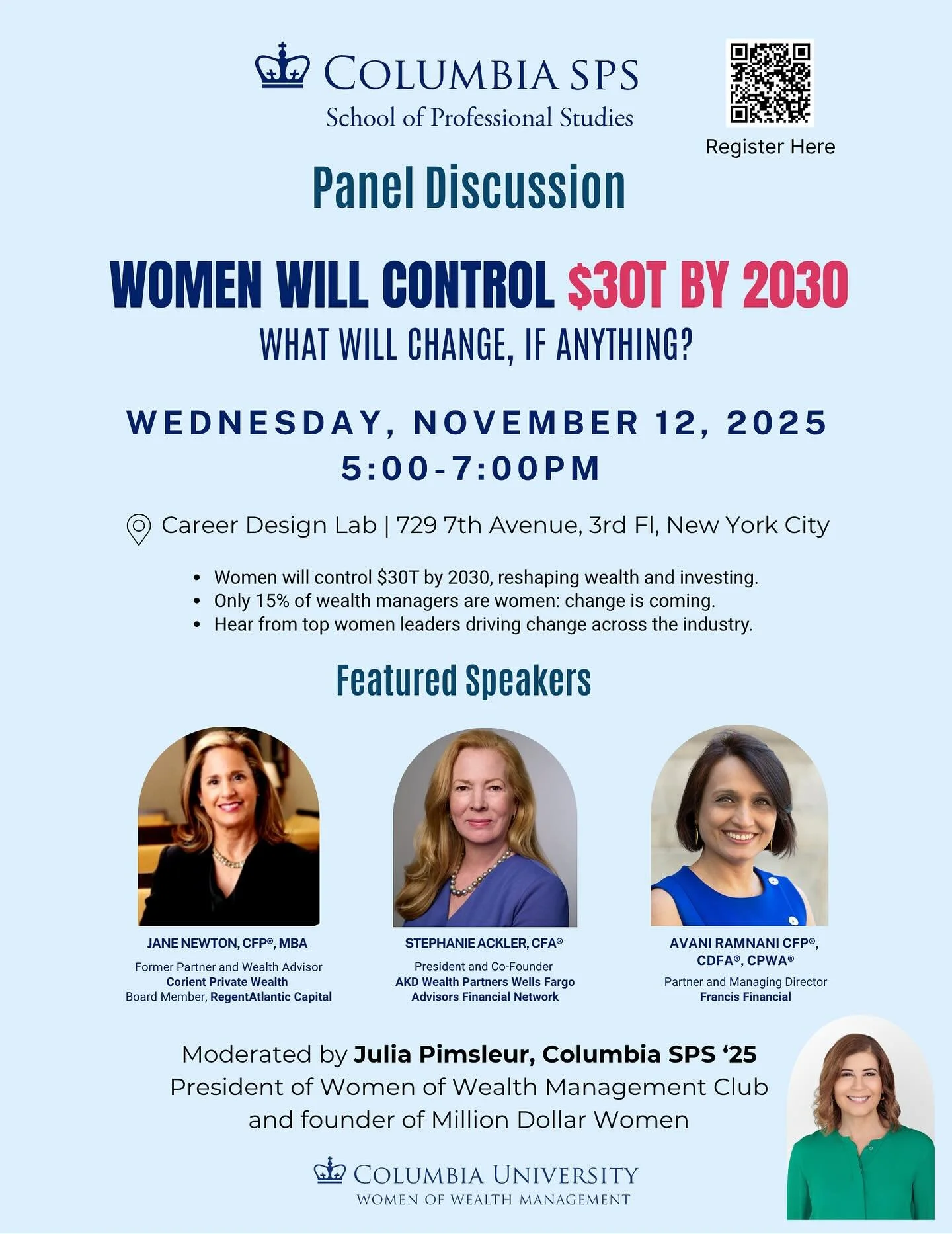 Did you know that women will control $30T by 2030? This is part of the &ldquo;Great Wealth Transfer&rdquo; that is happening in the U.S. right now. $68 to $84T in total wealth is expected to change hands through inheritance and wealth generation by 2