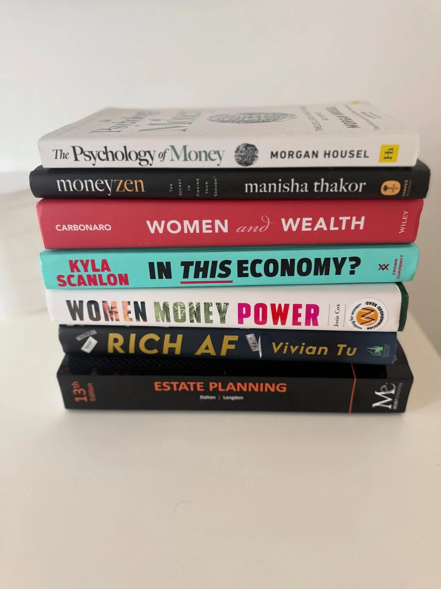 Tell me you&rsquo;re getting a master&rsquo;s in wealth management without telling me you&rsquo;re getting a masters in wealth management. 😂

Read any of these? 📚