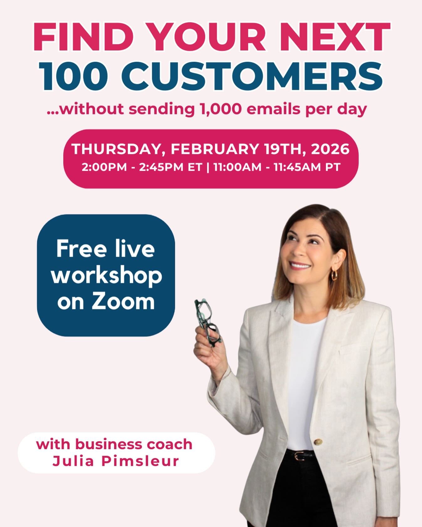 Do you have a leads generation strategy or does it feel like you&rsquo;re winging it most of the time?🪽

Knowing how to find leads, especially qualified ones that are going to buy from you, is essential to scaling your business. 📈

Join me for a FR