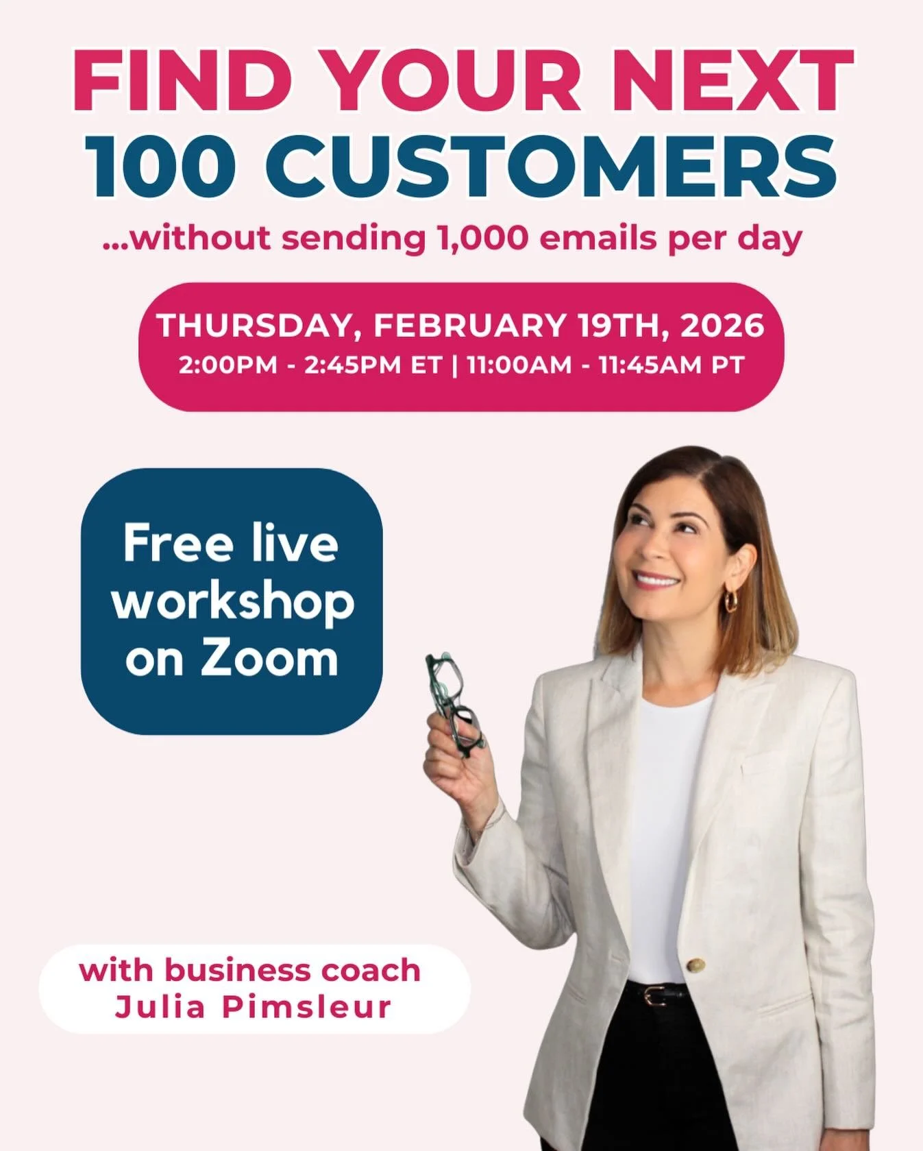 Do you have a leads generation strategy or does it feel like you&rsquo;re winging it most of the time?🪽

Knowing how to find leads, especially qualified ones that are going to buy from you, is essential to scaling your business. 📈

Join me for a FR