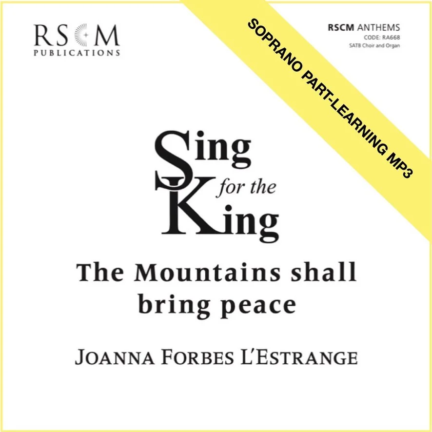 The mountains shall bring peace SOPRANO part-learning track