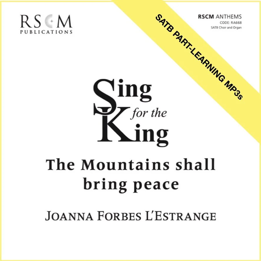 The mountains shall bring peace SATB part-learning tracks (digital download)