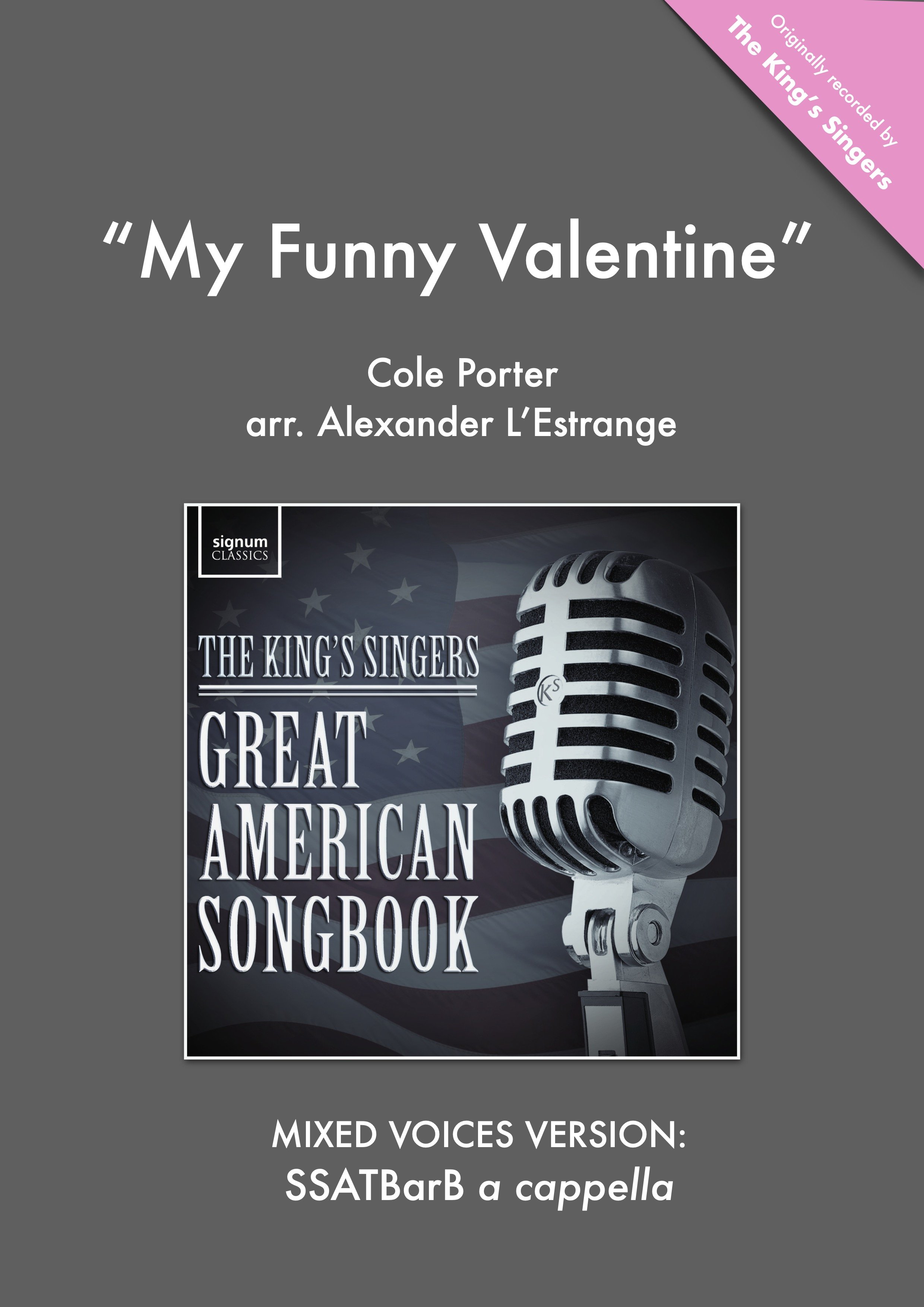 My Funny Valentine (mixed voices version)