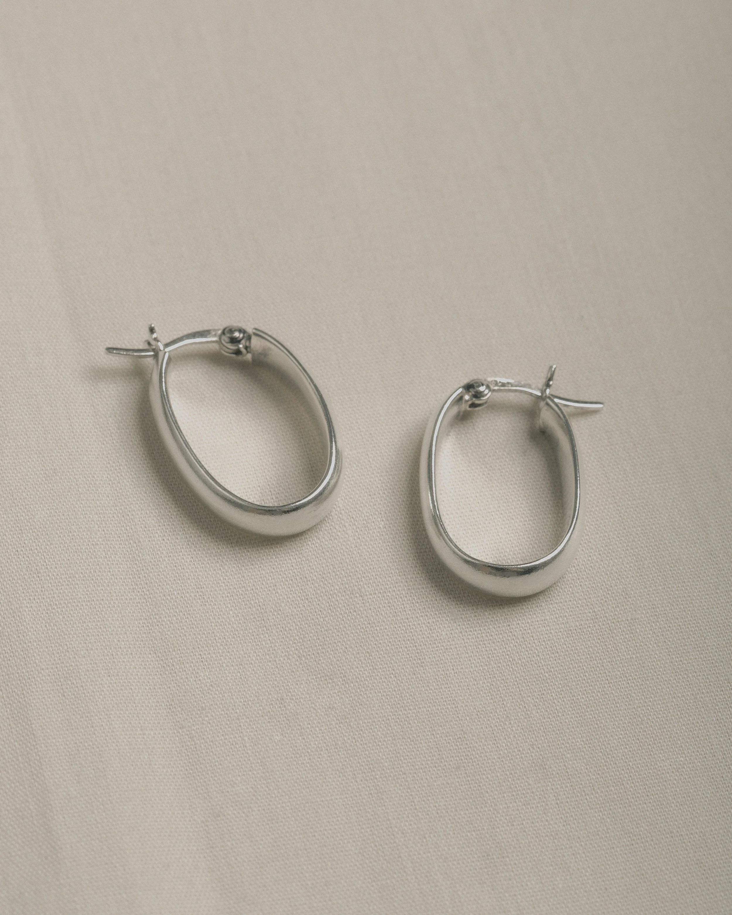 Large Oval Hoops