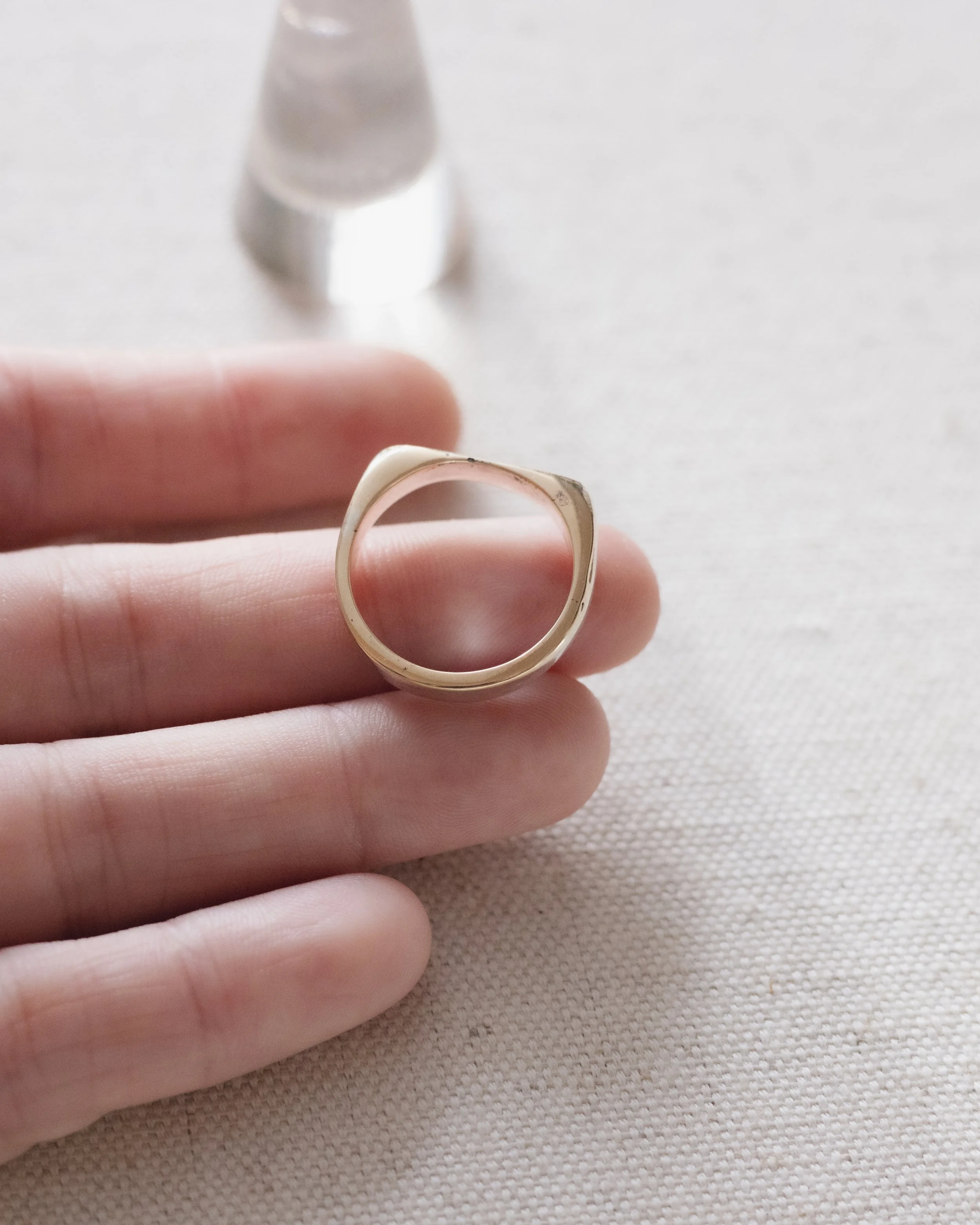 Skinny Hollow Ring