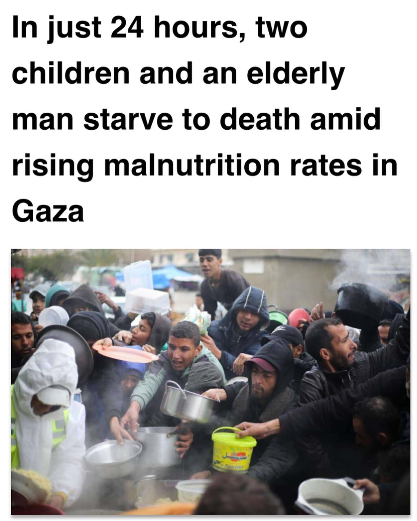 Religion, nationalism, and media corruption all lie at the roots of the brainwashed actions &amp; justifications of this horrific genocide. The famine now unfolding in Gaza is not some unavoidable natural disaster, it is directly tied to the actions 