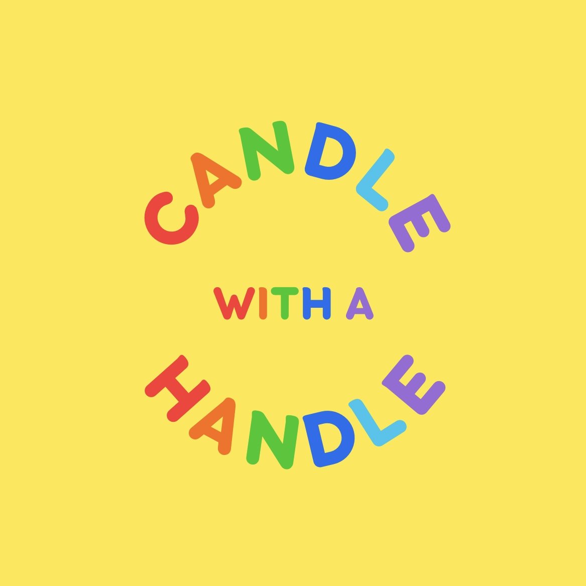 Candle with a Handle