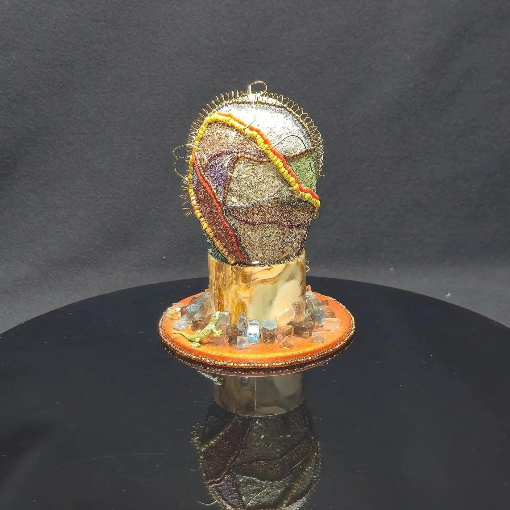 "Canyonlands" - $350. 6" h, 4" diameter