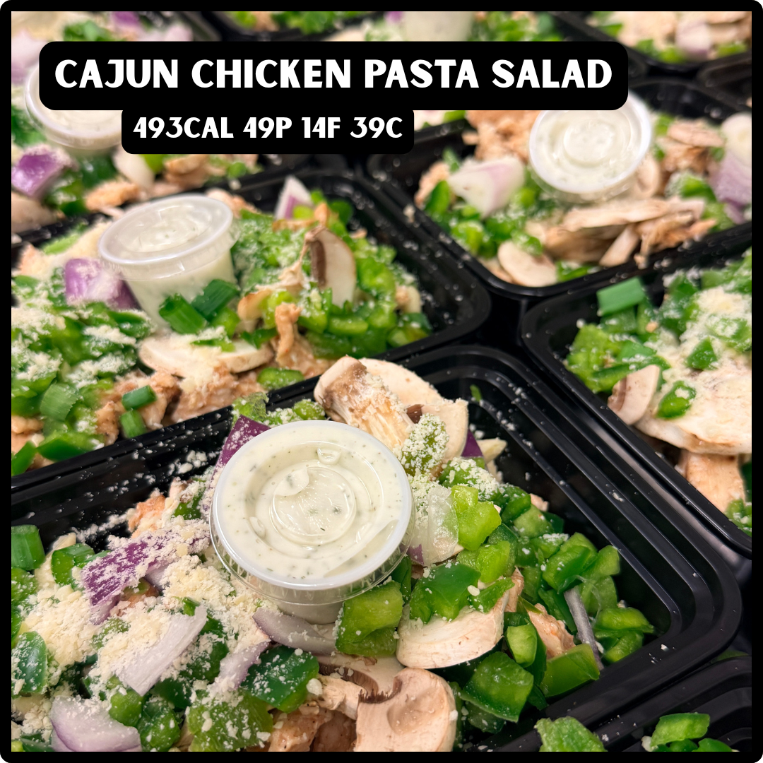 Cajun chicken pasta salad