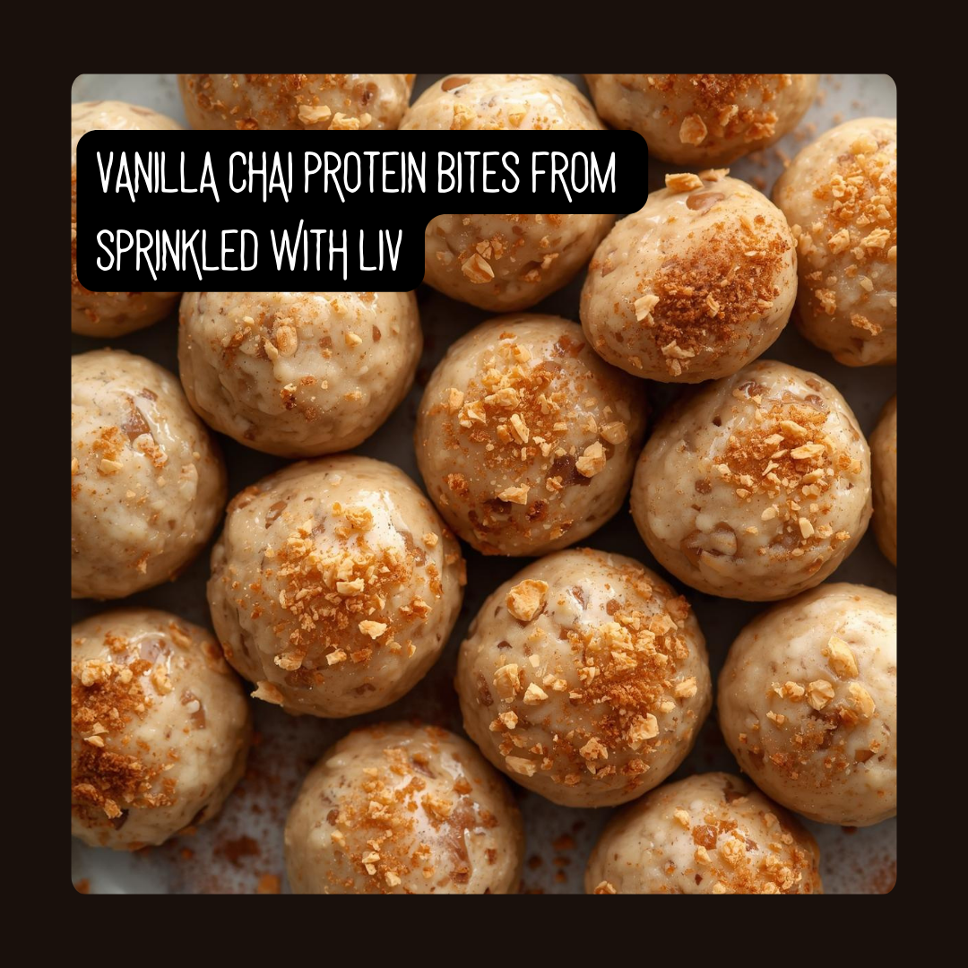 Vanilla chai  protein bites
