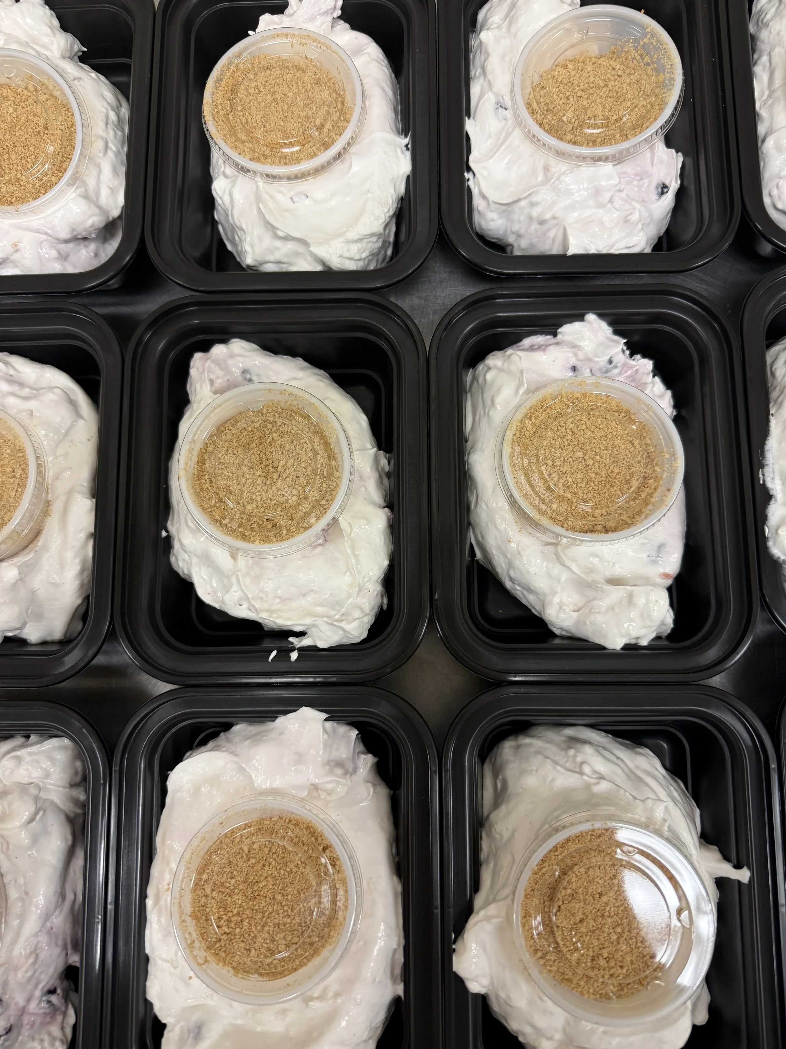 Lemon blueberry Cheesecake Protein Fluff