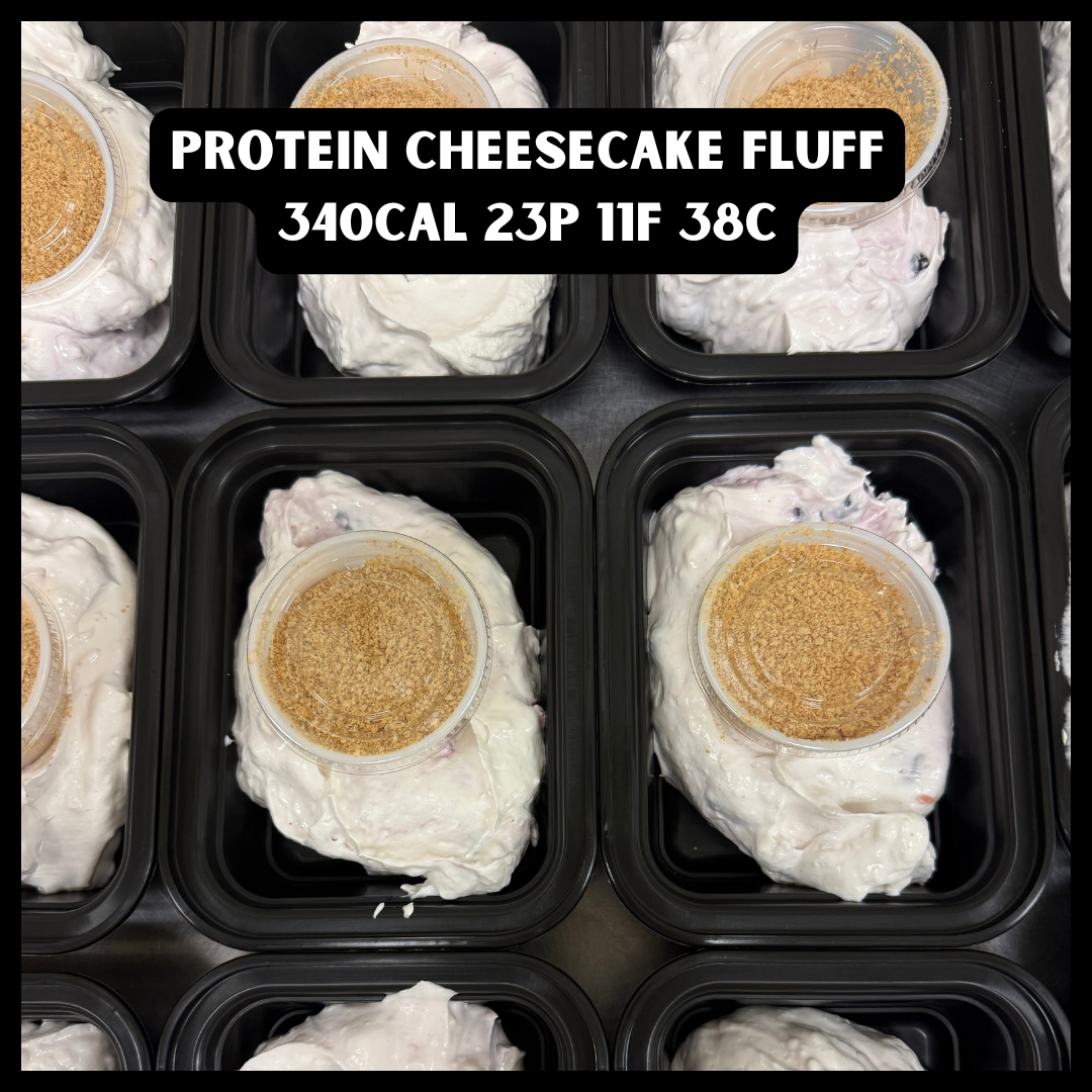 Lemon Blueberry Cheesecake Protein Fluff