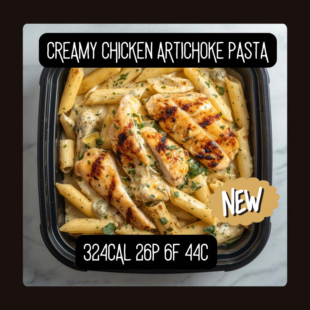 Creamy chicken artichoke pasta