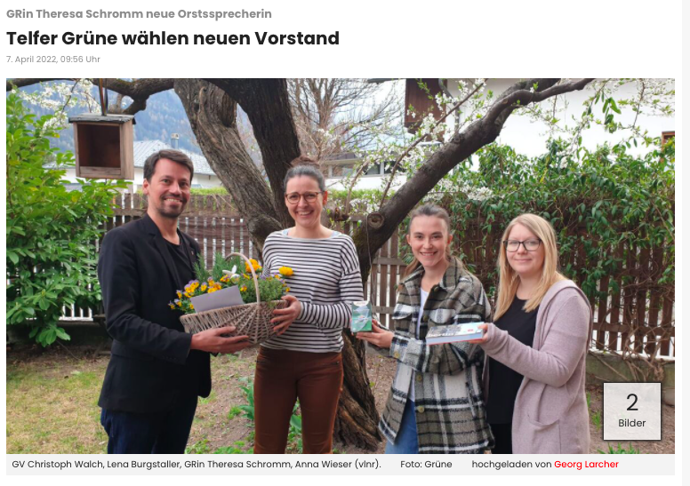 Telfer Grüne wählen neuen Vorstand