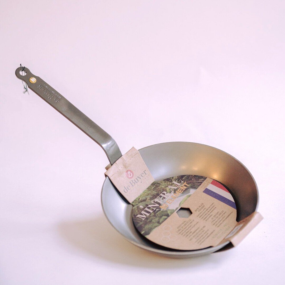 Looking for the best cookware with natural coatings that don't seep harmful chemicals into your food?

We were too! The Mineral B Carbon Steel cookware is made of 99% iron and 1% carbon steel. The nonstick surface provides a better sear and is free o