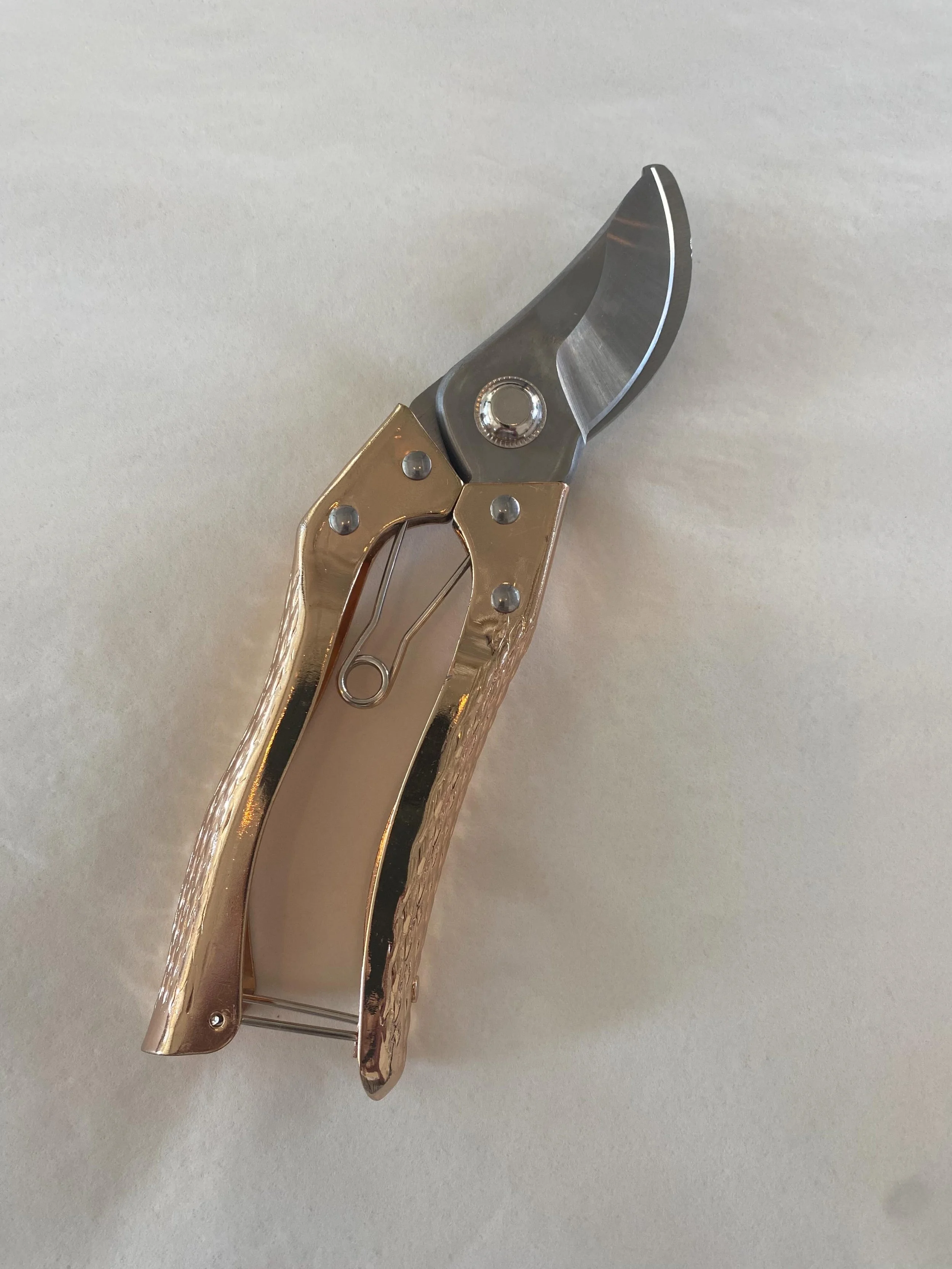 Copper handle made in USA garden clippers