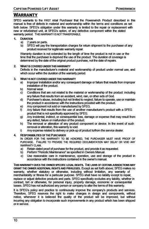 Capstan 1000/300/Quick Catch Pot Puller Manual 12V Powered Lift Assist Winch Powerwinch