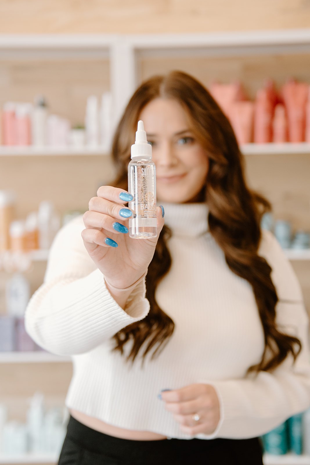 Soft waves summer hairstyle for evening event near Grand Rapids Michigan