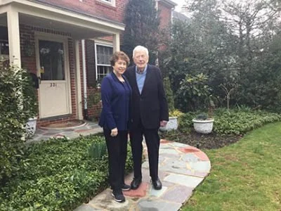 Mr. Jones with his wife Donna Kay Croddy Jones.