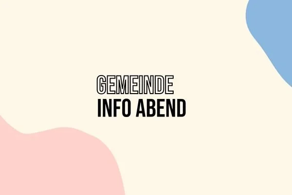 Gemeinde-Infoabend