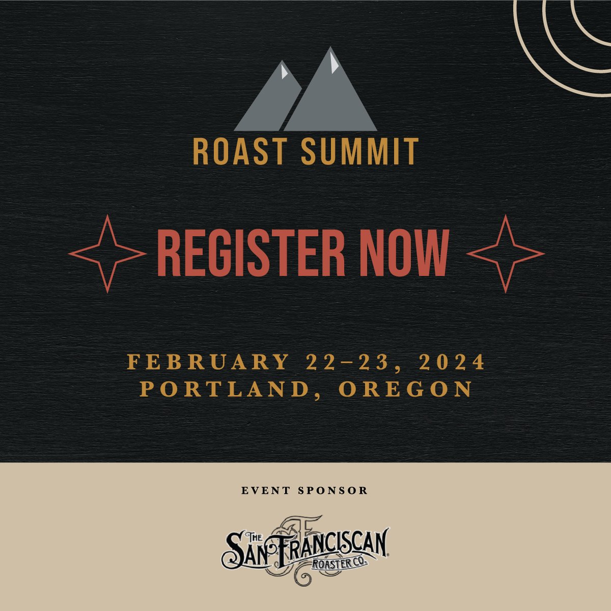 Registration is Now Open for Roast Summit 2024—Coming to Portland, Oregon, this February