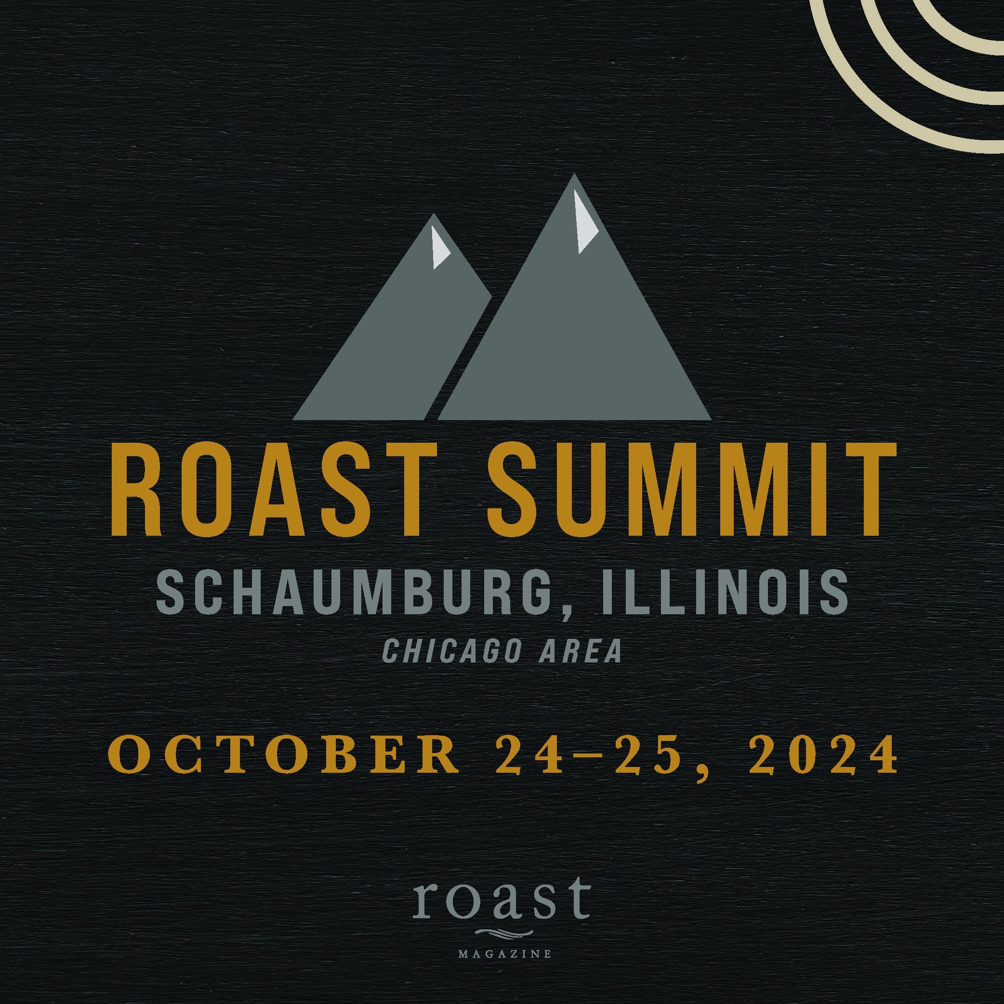 Roast Summit is headed to the Chicago area! The next Roast Summit will be in-person on October 24-25, 2024 in Schaumburg, Illinois. We're excited to bring this event to the midwest with the support of @diedrichroasters and @fdcceducation. Session and
