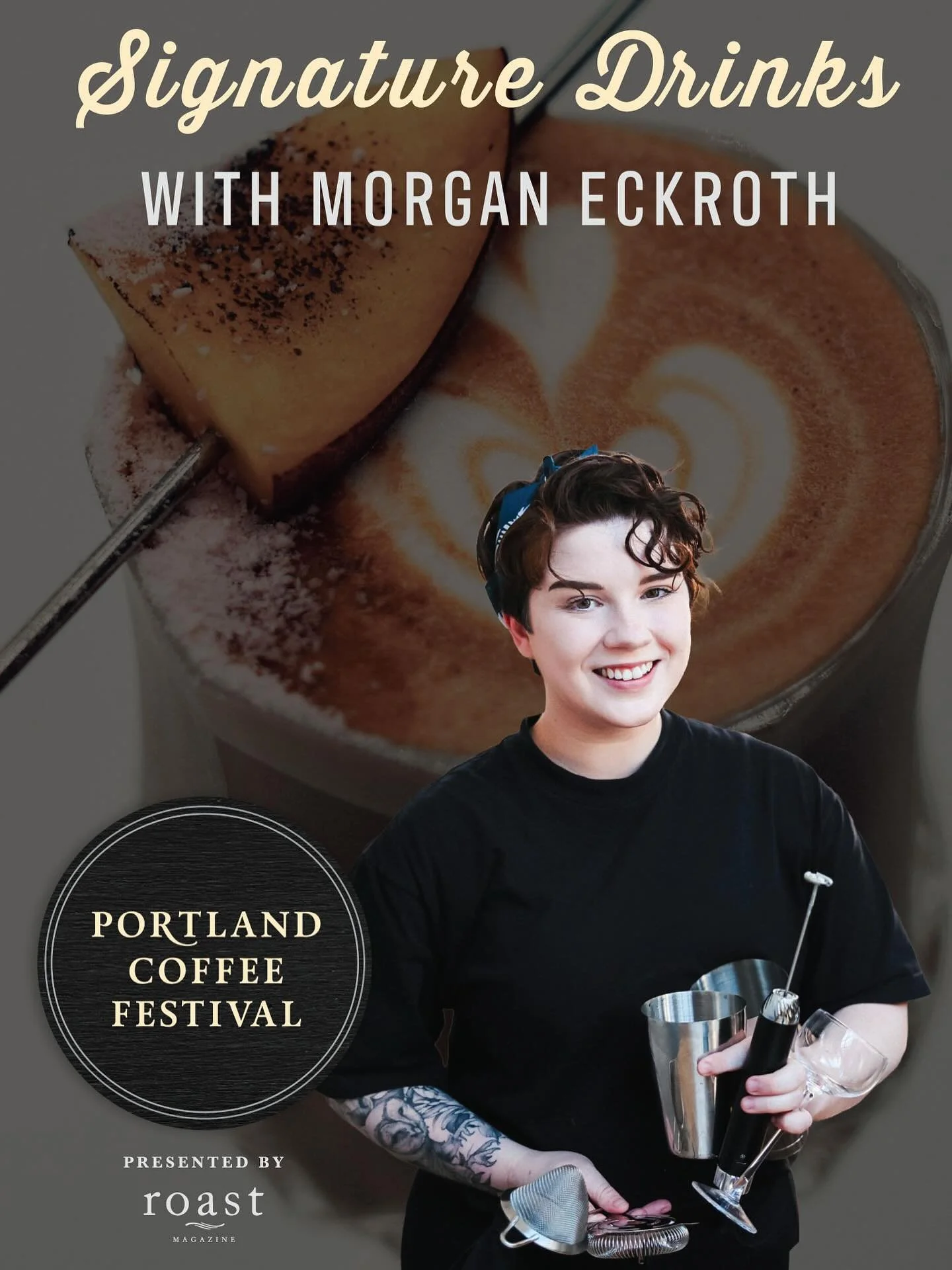 Coffee lovers! At the inaugural Portland Coffee Festival on Saturday, Oct. 4, don&rsquo;t miss a special session with Morgan Eckroth &mdash; 2022 U.S. Barista Champion!

Morgan will bring creativity and expertise to the event with live latte art and 